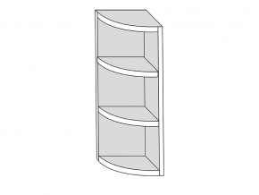 19.30.0р Полка угловая (h=913) радиусная  ЛДСП УНИ в Аргаяше - argayash.magazinmebel.ru | фото