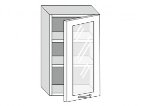 19.50.3 Шкаф настенный (h=913) на 500мм с 1-ой стекл. дверцей в Аргаяше - argayash.magazinmebel.ru | фото