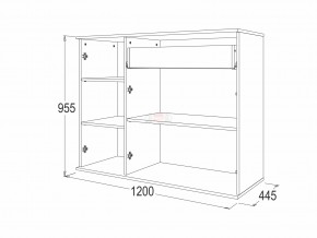 Комод 10 фант ясень анкор в Аргаяше - argayash.magazinmebel.ru | фото - изображение 2