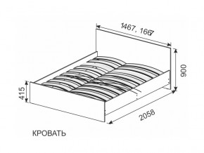 Кровать 1600х2000 ортопедическое основание СГ Камелия в Аргаяше - argayash.magazinmebel.ru | фото - изображение 2