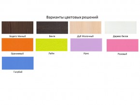 Кровать чердак Кадет 1 Белое дерево-Ирис в Аргаяше - argayash.magazinmebel.ru | фото - изображение 2