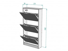 Обувница W115 в Аргаяше - argayash.magazinmebel.ru | фото - изображение 3