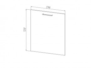 П 60 Комплект для посудомоечной машины 600 мм (цоколь + фасад) ЛДСП в Аргаяше - argayash.magazinmebel.ru | фото