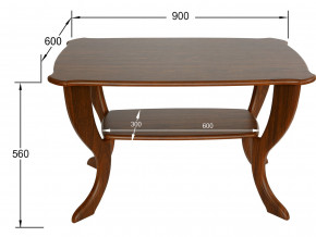 Стол журнальный Маэстро СЖ-01 орех в Аргаяше - argayash.magazinmebel.ru | фото - изображение 2