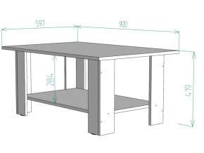 Стол журнальный TC1 в Аргаяше - argayash.magazinmebel.ru | фото - изображение 3